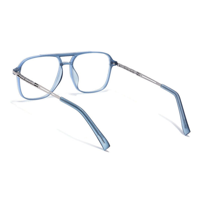 Grey Wayfarer Eyeglasses for Men & Women (99002FMG6816-C3)