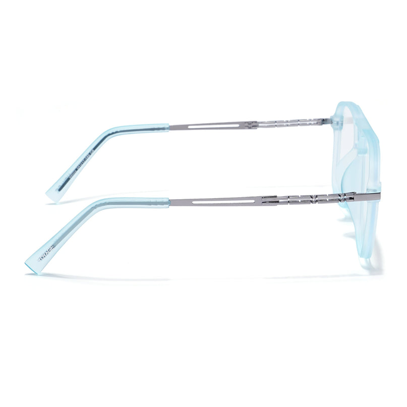 Sky Blue Wayferer Eyeglasses for Men & Women (99002FMG6818-C5)