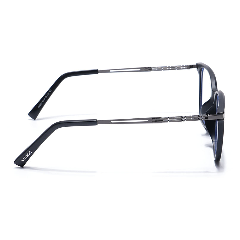Black Square Eyeglasses for Men & Women (99003FMG6820-C1)
