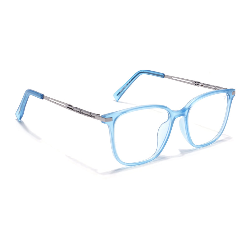 Blue Square Eyeglasses for Men & Women (99003FMG6823-C4)