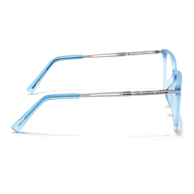 Blue Square Eyeglasses for Men & Women (99003FMG6823-C4)