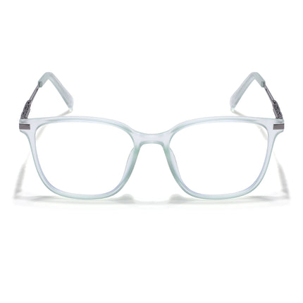 Light Green Square Eyeglasses for Men & Women (99003FMG6825-C6)