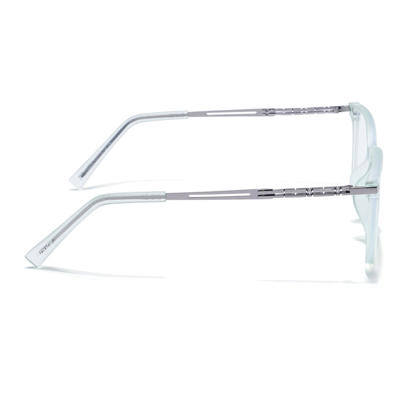 Light Green Square Eyeglasses for Men & Women (99003FMG6825-C6)