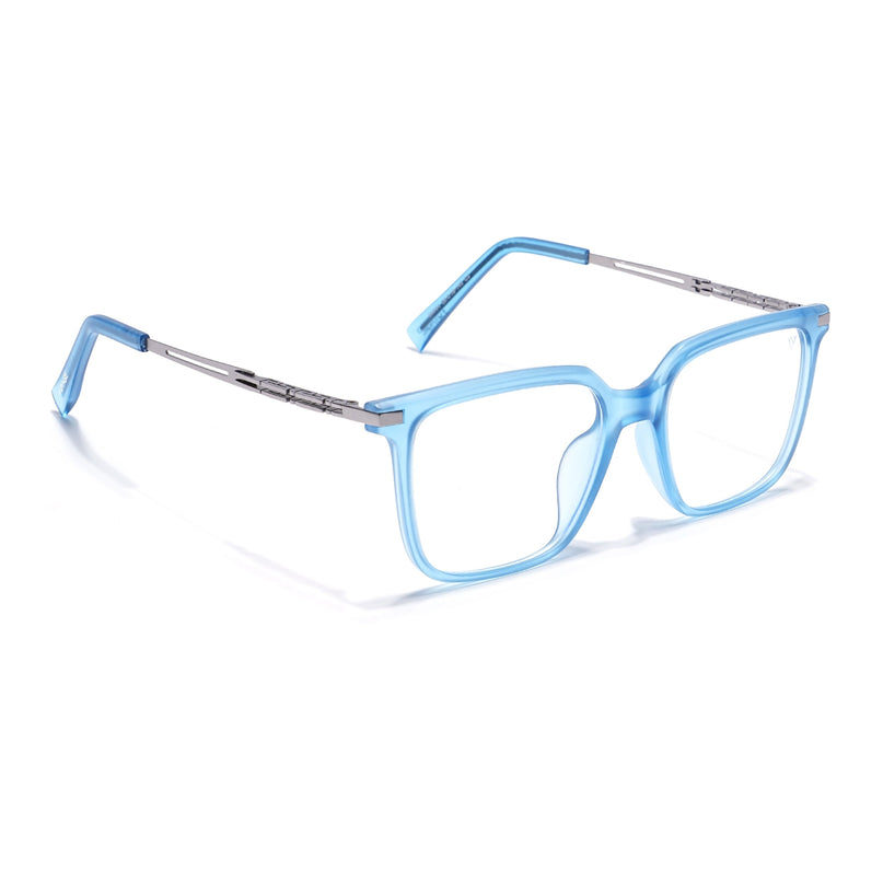 Blue Square Eyeglasses for Men & Women (99004FMG6829-C4)
