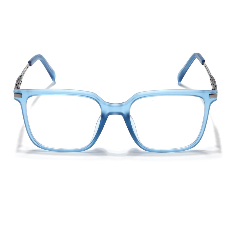 Blue Square Eyeglasses for Men & Women (99004FMG6829-C4)