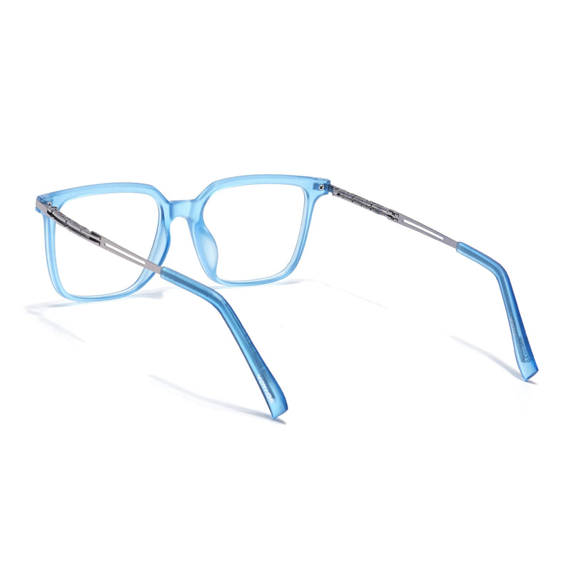 Blue Square Eyeglasses for Men & Women (99004FMG6829-C4)
