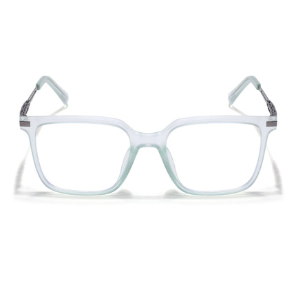 Light Green Square Eyeglasses for Men & Women (99004FMG6831-C6)
