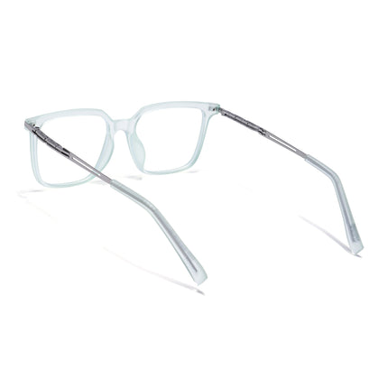 Light Green Square Eyeglasses for Men & Women (99004FMG6831-C6)