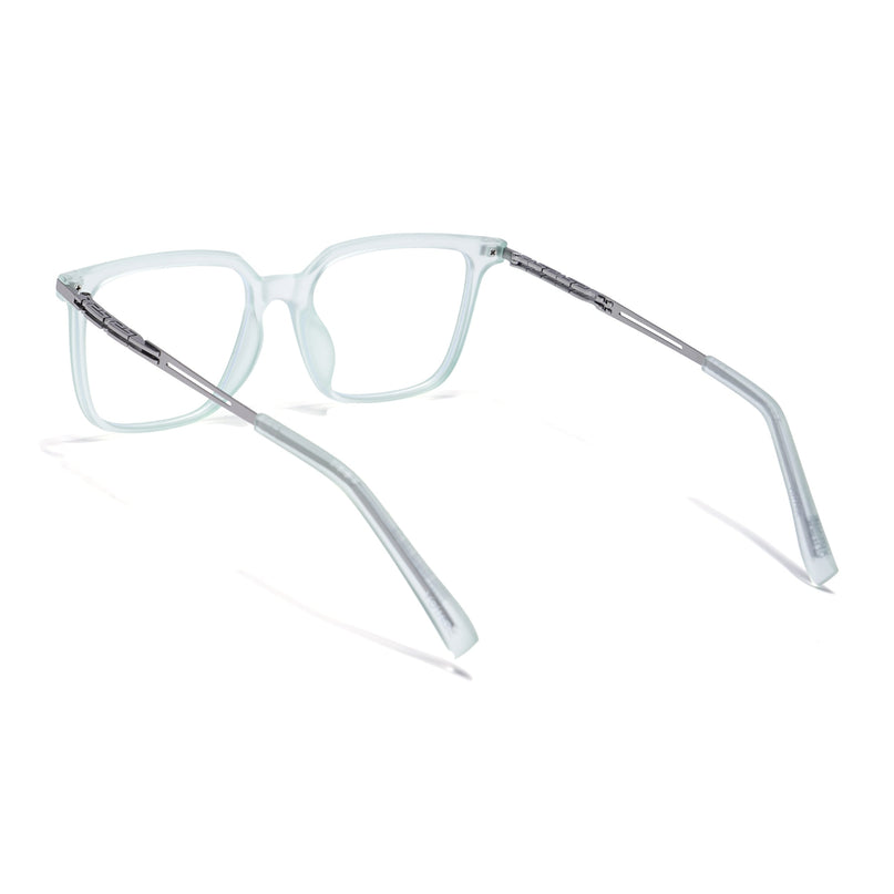 Light Green Square Eyeglasses for Men & Women (99004FMG6831-C6)