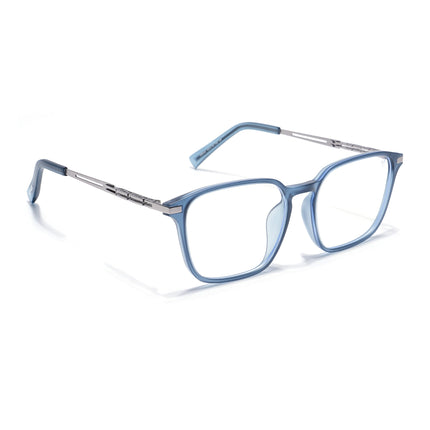 Grey Square Eyeglasses for Men & Women (99005FMG6834-C3)