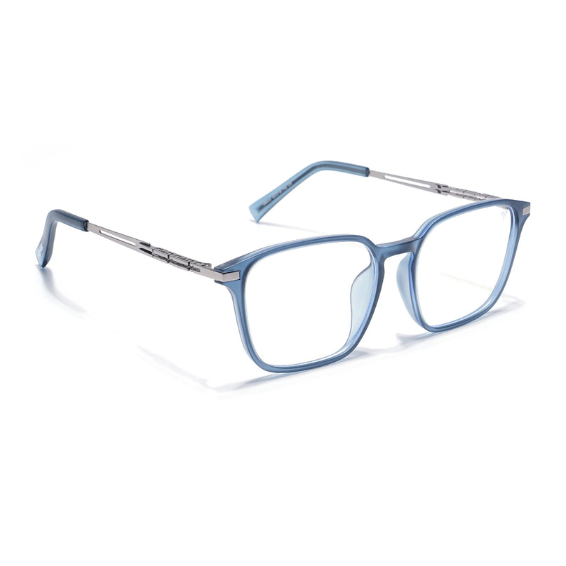 Grey Square Eyeglasses for Men & Women (99005FMG6834-C3)