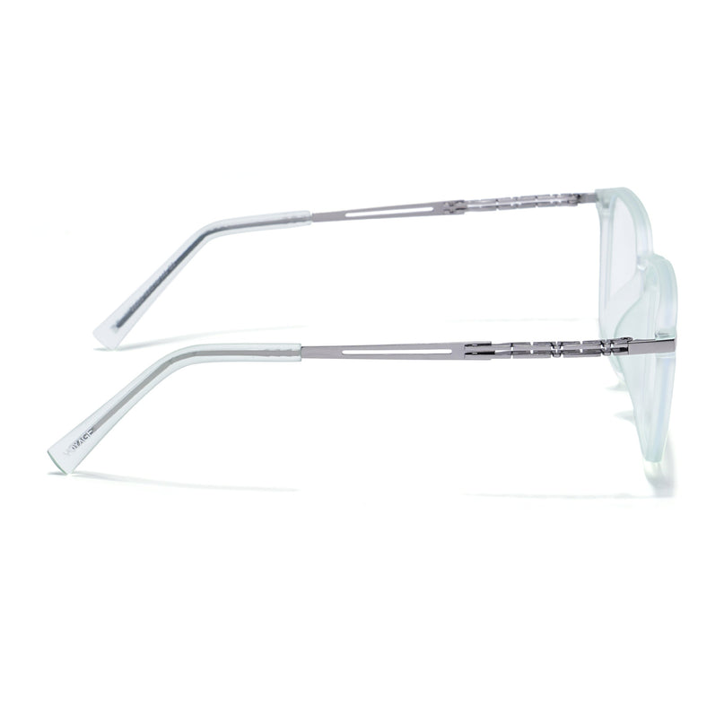 Light Green Square Eyeglasses for Men & Women (99005FMG6837-C6)