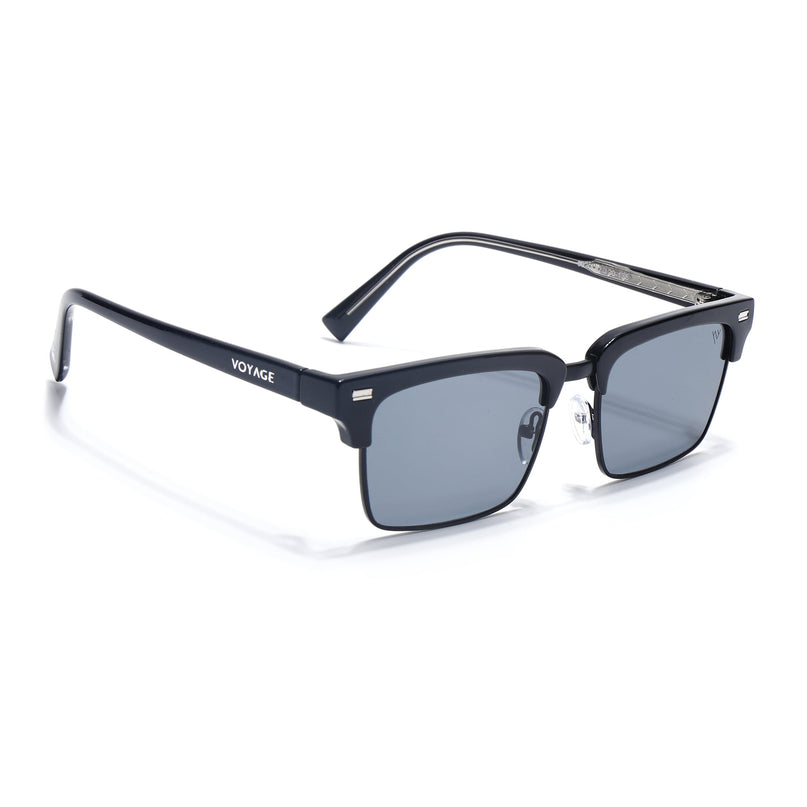 Stark | Black Clubmaster Sunglasses | Grey Lens | MG7050