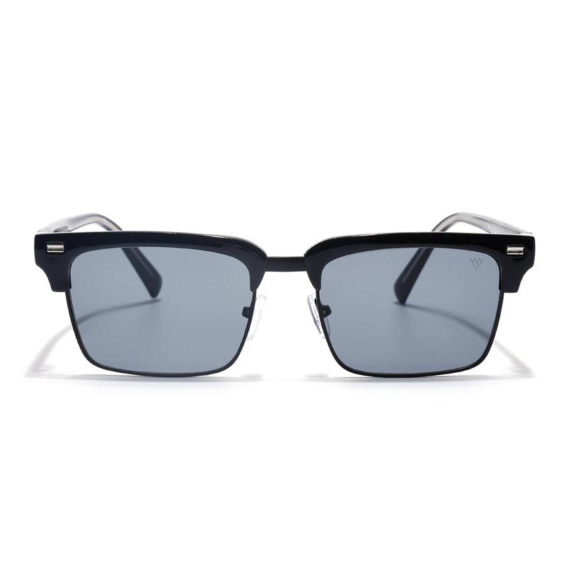 Stark | Black Clubmaster Sunglasses | Grey Lens | MG7050