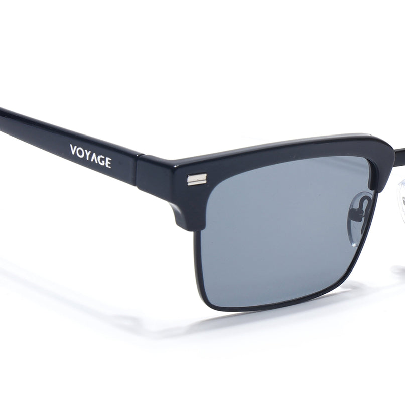 Stark | Black Clubmaster Sunglasses | Grey Lens | MG7050