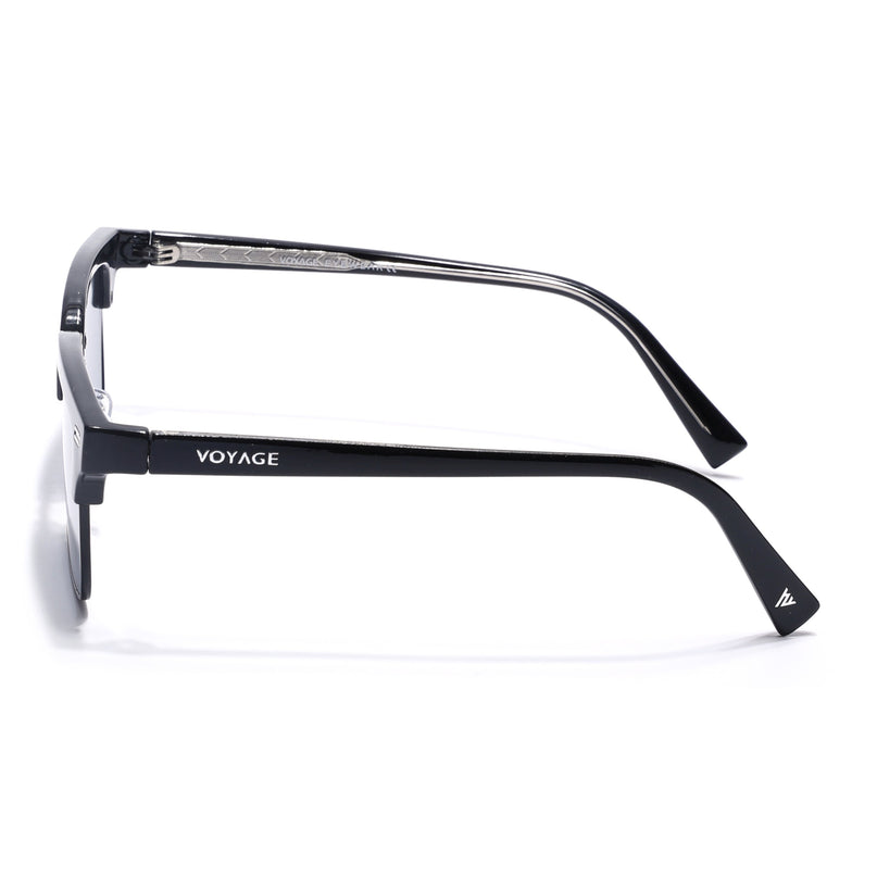 Stark | Black Clubmaster Sunglasses | Grey Lens | MG7050