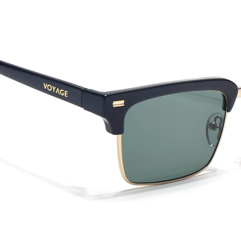 Stark | Golden Clubmaster Sunglasses  | Olive Lens | MG7051