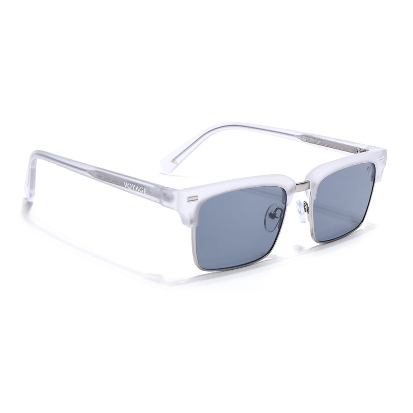 Stark | Silver Clubmaster Sunglasses | Grey Lens | MG7052