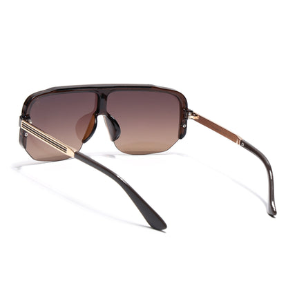 Wayfarer Sunglasses for Men & Women (Brown Lens | Brown Frame - MG7326)