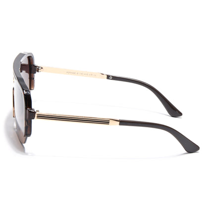 Wayfarer Sunglasses for Men & Women (Brown Lens | Brown Frame - MG7326)