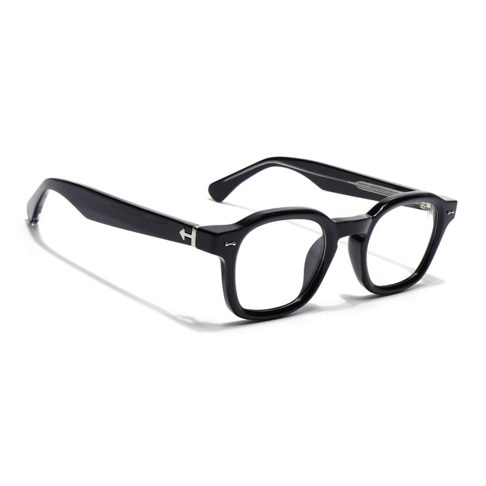 Voyage Shine Black Wayfarer Eyeglasses for Men & Women (99301FMG8174)