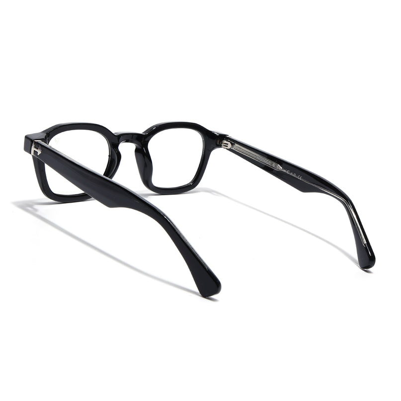 Voyage Shine Black Wayfarer Eyeglasses for Men & Women (99301FMG8174)