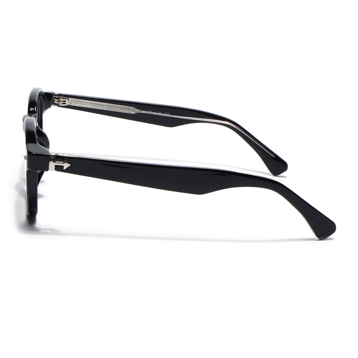 Voyage Shine Black Wayfarer Eyeglasses for Men & Women (99301FMG8174)