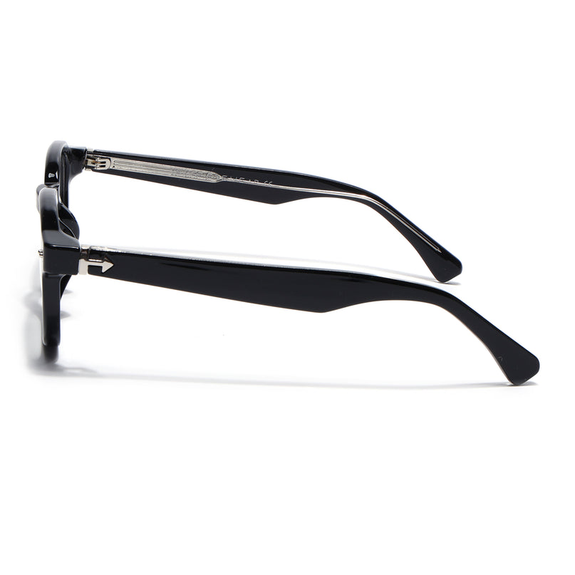 Voyage Shine Black Wayfarer Eyeglasses for Men & Women (99301FMG8174)