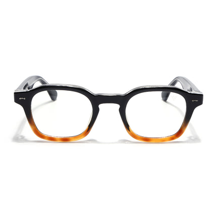 Voyage Black & Brown Wayfarer Eyeglasses for Men & Women (99301FMG8176)