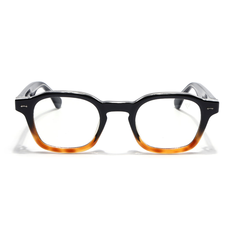 Voyage Black & Brown Wayfarer Eyeglasses for Men & Women (99301FMG8176)