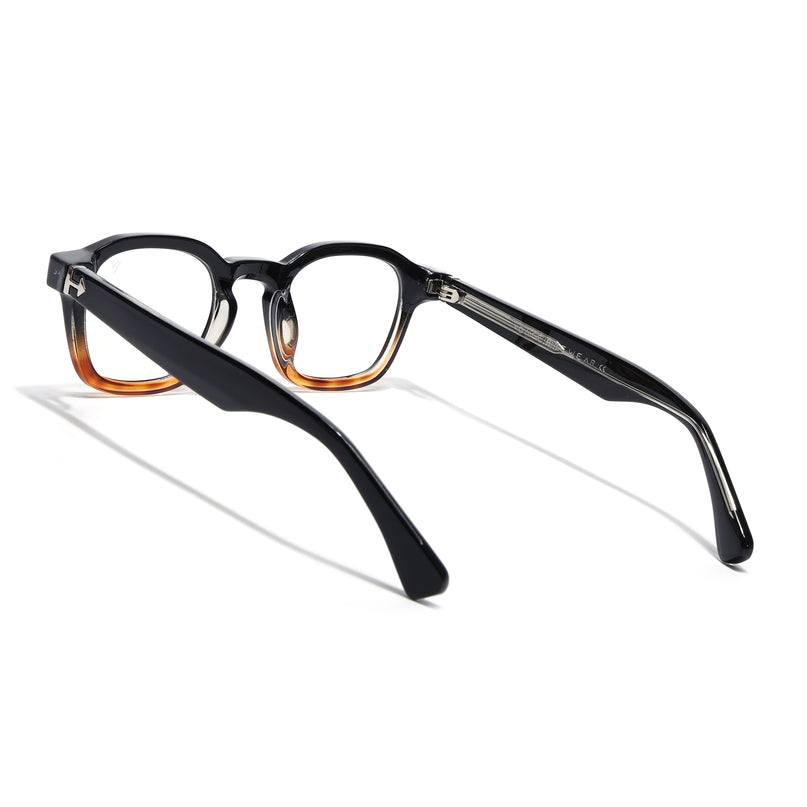 Voyage Black & Brown Wayfarer Eyeglasses for Men & Women (99301FMG8176)