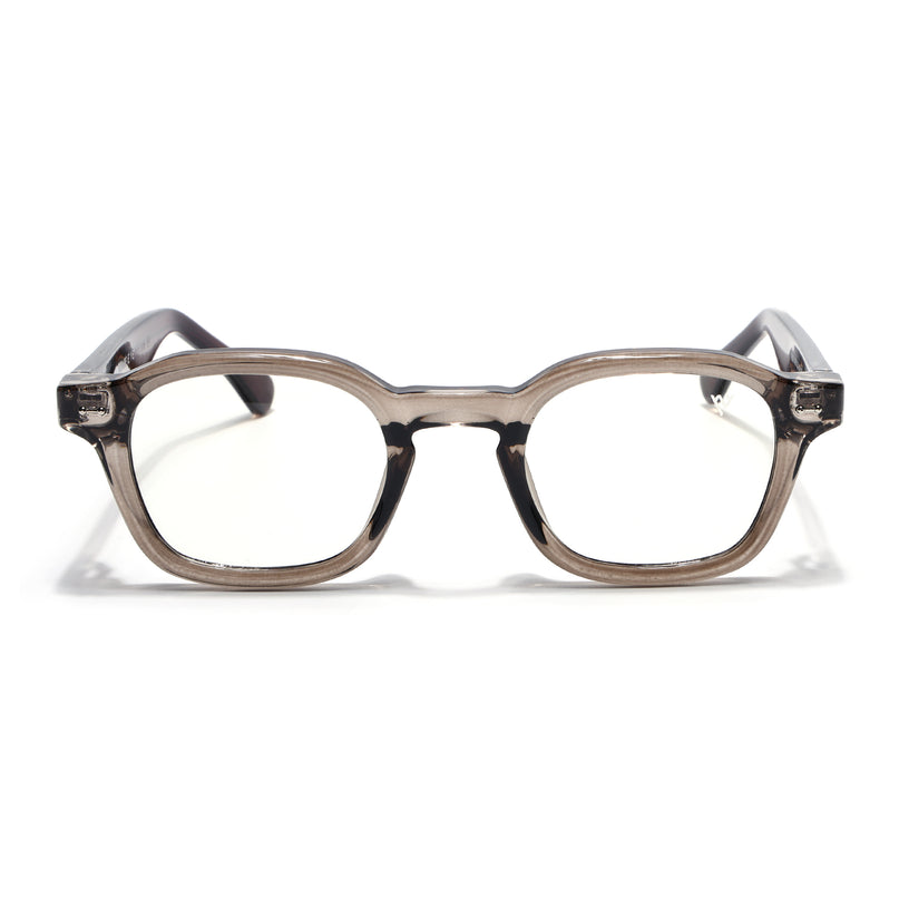Voyage Brown Wayfarer Eyeglasses for Men & Women (99301FMG8178)