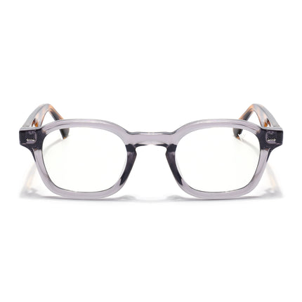 Voyage Grey Wayfarer Eyeglasses for Men & Women (99301FMG8179)
