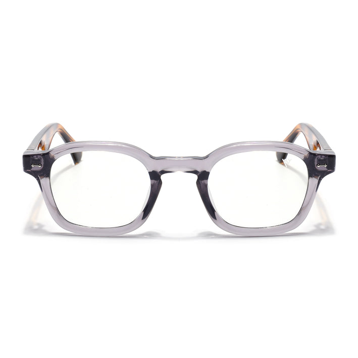 Voyage Grey Wayfarer Eyeglasses for Men & Women (99301FMG8179)