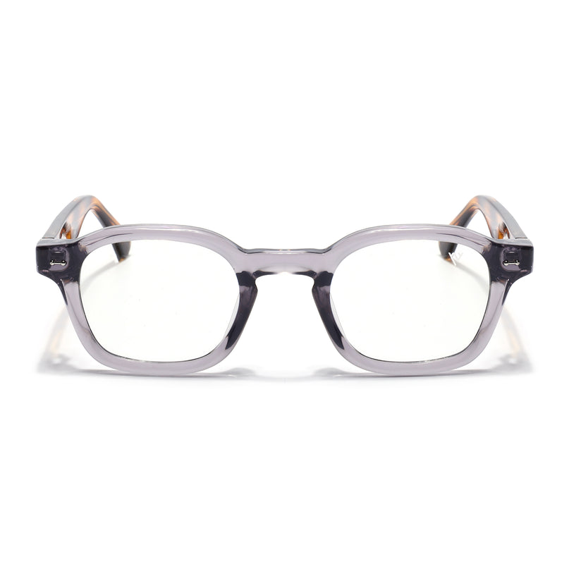 Voyage Grey Wayfarer Eyeglasses for Men & Women (99301FMG8179)