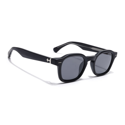 Wayfarer Sunglasses for Men & Women (Black Lens | Matt Black Frame - MG8149)