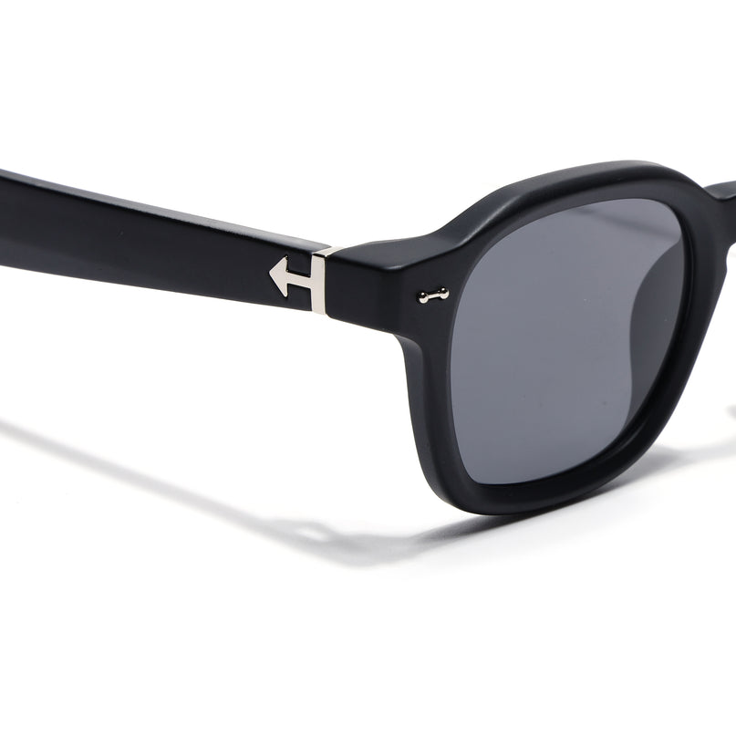 Wayfarer Sunglasses for Men & Women (Black Lens | Matt Black Frame - MG8149)