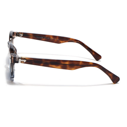 Wayfarer Sunglasses for Men & Women (Blue Lens | Brown & Blue Frame - MG8151)