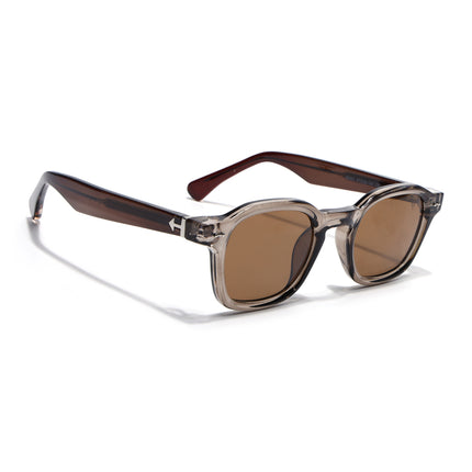 Wayfarer Sunglasses for Men & Women (Brown Lens | Brown Frame - MG8152)