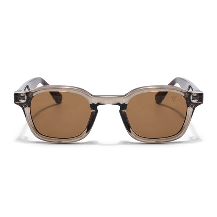Wayfarer Sunglasses for Men & Women (Brown Lens | Brown Frame - MG8152)
