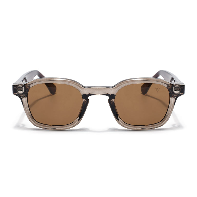 Wayfarer Sunglasses for Men & Women (Brown Lens | Brown Frame - MG8152)