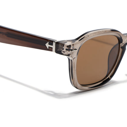 Wayfarer Sunglasses for Men & Women (Brown Lens | Brown Frame - MG8152)