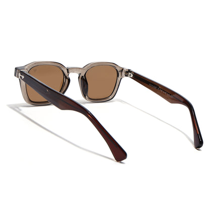 Wayfarer Sunglasses for Men & Women (Brown Lens | Brown Frame - MG8152)