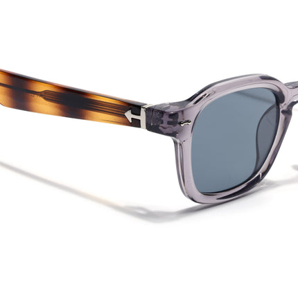 Wayfarer Sunglasses for Men & Women (Grey Lens | Grey Frame - MG8153)