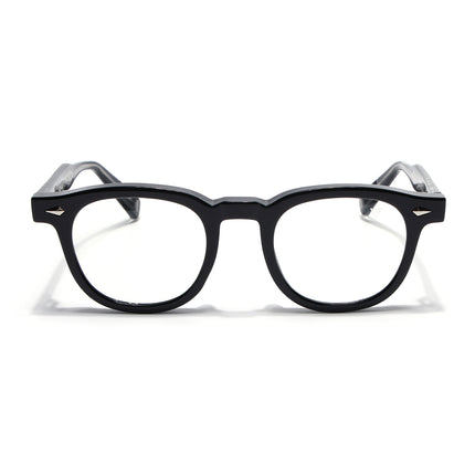 Voyage Shine Black Wayfarer Eyeglasses for Men & Women (99305FMG8181)