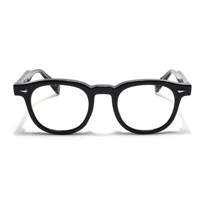 Voyage Shine Black Wayfarer Eyeglasses for Men & Women (99305FMG8181)
