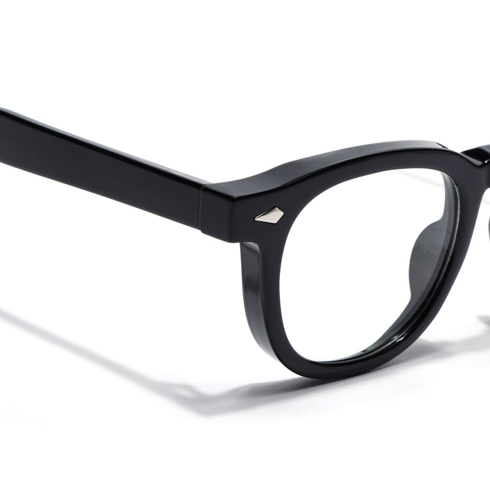 Voyage Shine Black Wayfarer Eyeglasses for Men & Women (99305FMG8181)