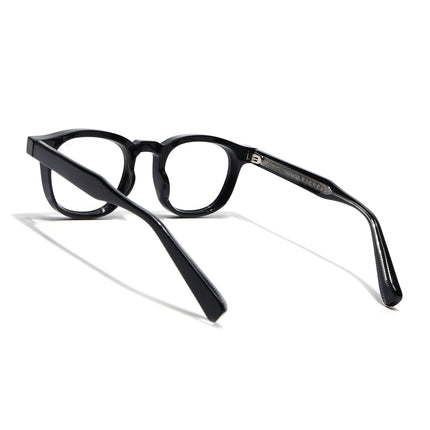 Voyage Shine Black Wayfarer Eyeglasses for Men & Women (99305FMG8181)