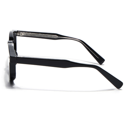 Voyage Shine Black Wayfarer Eyeglasses for Men & Women (99305FMG8181)