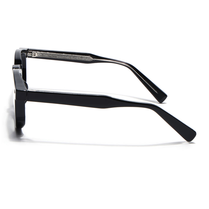 Voyage Shine Black Wayfarer Eyeglasses for Men & Women (99305FMG8181)